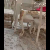 میز ناهارخوری ۶ نفره،در حد نو،فروش به علت کمبود جا