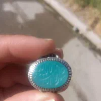 انگشتر نقره رکاب دست ساز خط زیبا با امضا استاد مجد|جواهرات|ملایر, |دیوار