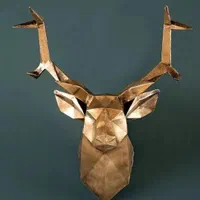 دیوارکوب گوزن گرافیکی|مجسمه، تندیس، ماکت|تهران, تهرانسر شرقی|دیوار