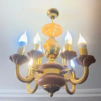 لوستر ۸ شعله|لوستر و چراغ آویز|سمنان, |دیوار