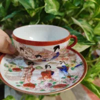 فنجون ژاپنی فنجان قدیمی انتیک نو قهوه خوری