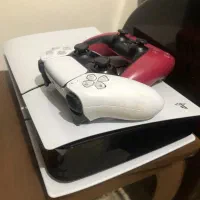 ps5 دو دسته اسلیم فول بازی با کارتن و لوازم در حد
