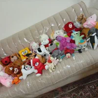 تعدادی خرس و عروسک خزی