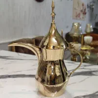 دله تمام برنجی با ارتفاع 22 سانتی|قوری، کتری، قهوهساز دستی|قم, مهدیه|دیوار