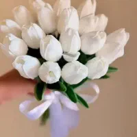 گل لاله، آفتابگردان روبانی|گل مصنوعی|ملایر, |دیوار