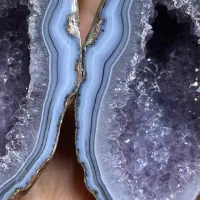 سنگ آمیتیس عقیق طبیعی کلکسیونی|کلکسیون و سرگرمی|تهران, نیروی دریایی|دیوار