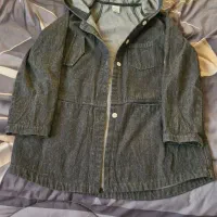 مانتو لی جنس ضخیم رنگ زغالی