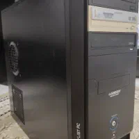 کامپیوتر گرین سالم و روشن همرا مانیتور  LG