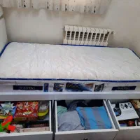 تخت نوجوان ۱۸۰ در ۸۰، تشک رویال، ۳ کشوی بزرگ، تمیز