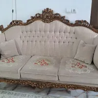 مبل سلطنتی (نیمه استیل)|مبلمان خانگی و میز عسلی|شهریار, |دیوار