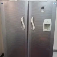 یخچال و فریزر ال ای سی نقره ای