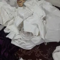 سه عددلباس عروس باچند عدد تور وشنل و تور زیر لباس|لباس|اصفهان, قائمیه|دیوار