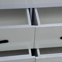 کمد کد ۰۰۲۰ سفید براق همه کاره رخت خواب و لباس دیا|جاکفشی، کمد، دراور|ساری, |دیوار