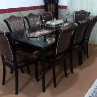 میز غذاخوری ۸ نفره چوبی
