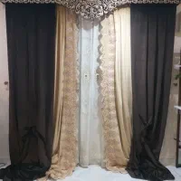 پرده به همراه کتیبه در حد نو