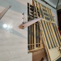 درب و پنجره آهنی سنگین بهمراه چهارچوب|مصالح و تجهیزات ساختمان|شادگان, |دیوار