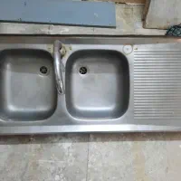 سینک ظرفشویی دو لگنه