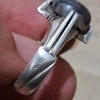 انگشترنقره۹۲۵ شجر عقیق فیروزه آمیتیست لعل باباقوری|جواهرات|اصفهان, کارلادان|دیوار