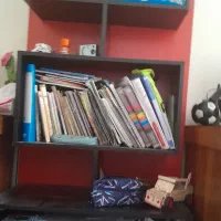 کتابخانه|کتابخانه، شلف، قفسه‌های دیواری|کرج, شاهین‌ویلا|دیوار