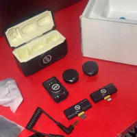 میکروفون بی‌سیم Hollyland Lark M2پک کامل کم‌کارکرد