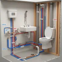 لوله کشی آب و فاضلاب