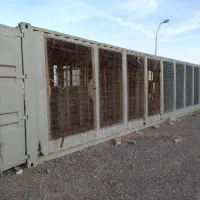 کانتینر ۴۰ فوت قفسه دار ( انبار )