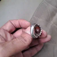 انگشتر عقیق یمن اصل وزیبا|زیورآلات و اکسسوری|صفادشت, |دیوار