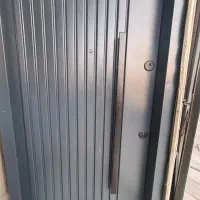 درب ضدسرقت روکش راش و فلزی|مصالح و تجهیزات ساختمان|زنجان, |دیوار