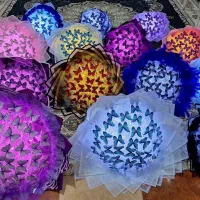 دسته گل پروانه/ولنتاین|گل مصنوعی|دورود, |دیوار