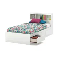 تخت / سرویس خواب یک نفره کتابخانه دار مدل ALTENAY