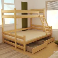 تختخواب ۲طبقه نوجوان|تخت و سرویس خواب|تهران, جوانمردان (اندیشه)|دیوار