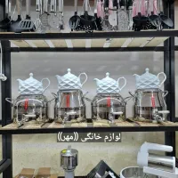 کتری قوری استیلکف چدن ضد زنگ باارسال و قوری