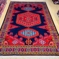 فرش ۶ متری ویست خوانسار سورمه ای