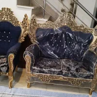 مبل سلطنتی ومیز جلو مبلی  وعسلی|مبلمان خانگی و میز عسلی|ابهر, |دیوار