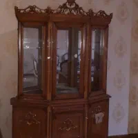 بوفه دوتکه تمام چوب