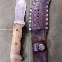 چاقو قدیمی کلکسیونی ممد طلا|کلکسیون اشیاء عتیقه|شریف‌آباد, |دیوار