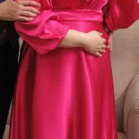 لباس مجلسی ماکسی ساتن