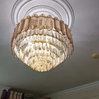 فروش لوستر کریستالی|لوستر و چراغ آویز|ری, علایین|دیوار