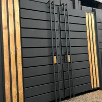 درب اهنی تلفیق چوب واهن محکم (تولیدوپخش)|مصالح و تجهیزات ساختمان|ماسوله, |دیوار