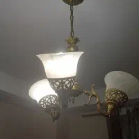 لوستر ۳ تایی طرح سنگ