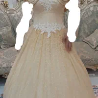 لباس عقد و نامزدی رنگ نباتی پرنسسی|لباس|تهران, مینای جنوبی|دیوار