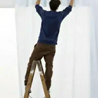 نصب لوستر پرده قفسه رگال آینه لامپ لاینر نورمخفی|خدمات پیشه و مهارت|ابهر, |دیوار