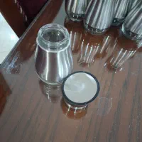 جا ادویه استیل و شیشه ۱۲ عدد