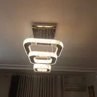 لوستر سه شاخه|لوستر و چراغ آویز|شیراز, شهرک کوثر|دیوار