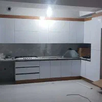 کابینت هایگلاس سینک توکارآماده و سفارسی مجلل1VAC1