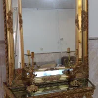 آینه  و شمعدون مدل سلطنتی|آینه|نیشابور, فرح بخش|دیوار