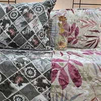 روبالشی زیپ دار طرح دار جفتی|رختخواب، بالش، پتو|تهران, امام زاده عبدالله|دیوار