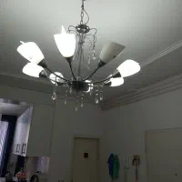 لوستر همراه با همه ی لامپ هاش