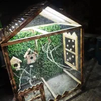 قفس چوبی پرنده