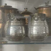 دو عدد گلدان تپلی شیک قدیمی